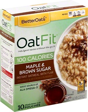 Betteroats Oat Steel Cut Maple and Brown Sugar Oatmeal with Flax, A Great Source